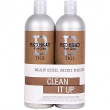 TIGI Bed Head For Men Clean Up™ Daily Tweens - Шампунь + Кондиционер для ежедневного применения 2 х 750мл