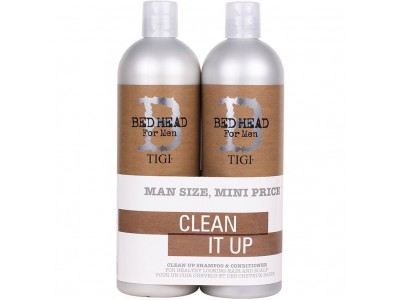 TIGI Bed Head For Men Clean Up™ Daily Tweens - Шампунь + Кондиционер для ежедневного применения 2 х 750мл