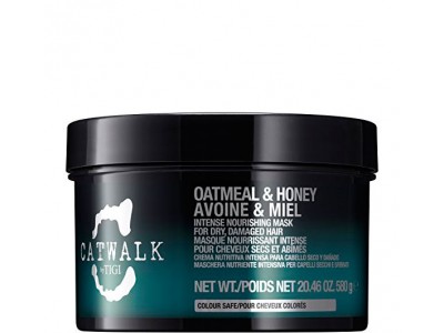 TIGI Catwalk Oatmeal & Honey Mask - Интенсивная маска для питания сухих и ломких волос 580мл
