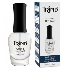 Trind Caring Top Coat - Верхнее покрытие для ногтей 9мл