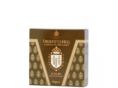 TRUEFITT & HILL Luxury Shaving Soap refill - Люкс-мыло для бритья (запасной блок для деревянной чаши) 99гр