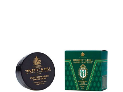 TRUEFITT & HILL SHAVING CREAM West Indian Limes - Крем для бритья (в банке) 190гр