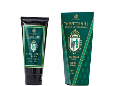 TRUEFITT & HILL SHAVING CREAM West Indian Limes - Крем для бритья (в тюбике) 75гр