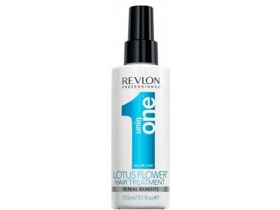 Revlon Professional Uniq One Lotus Flower Hair Treatment Spray - Несмываемая маска-спрей с ароматом Лотоса 150мл