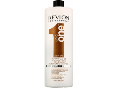 Revlon Professional Uniq One Coconut Hair & Scalp Condition Shampoo - Шампунь-кондиционер для волос и кожи головы с Ароматом Кокоса 1000мл